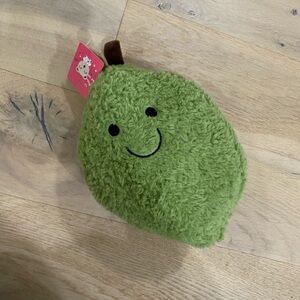Green Plush Pear Toy